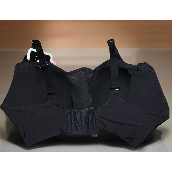 NWT Bali Ultra Light Underwire Convertible T-Shirt Bra, Black 36DD - Picture 3 of 8